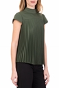 TED BAKER-Γυναικεία μπλούζα  LAURRA PLEATED πράσινη